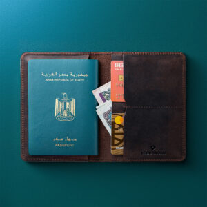 Chancellor Passport Wallet - Dark Brown