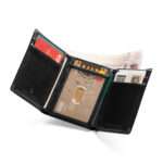 Trifold Baron Wallet - Black